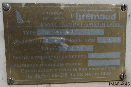 Plaque 4.45